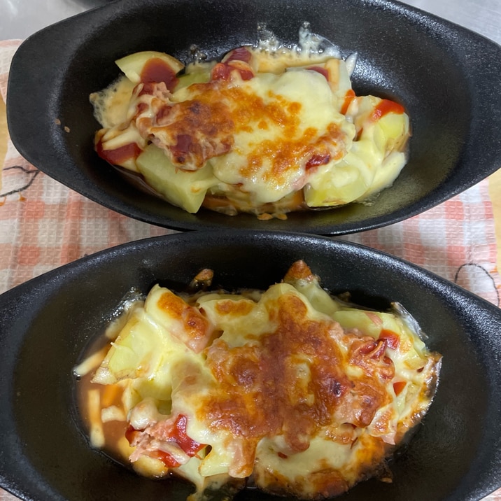 ポテトツナチーズトースター焼き(o^^o)